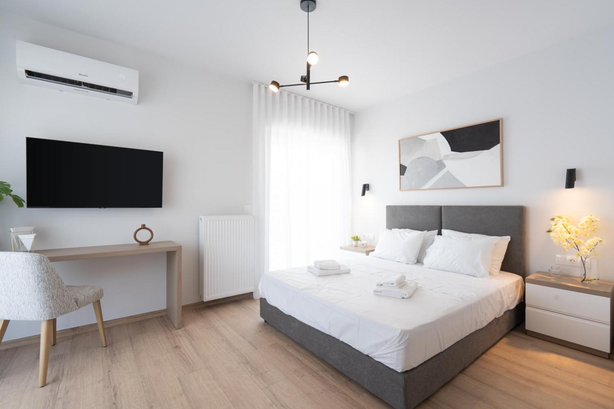 Luxury 4 Bedrooms Apartment Near Flisvos Marina Pireu Exterior foto